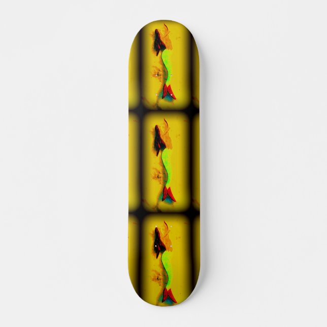3 Meerjungfrau-Skateboard Skateboard (Vorne)