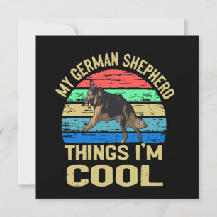 3 Mein deutscher Schäferhund Ding Ich bin cool vin Einladung