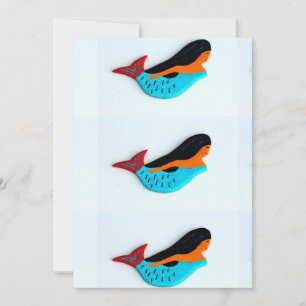 3 Mermaids Einladungskarte Einladung