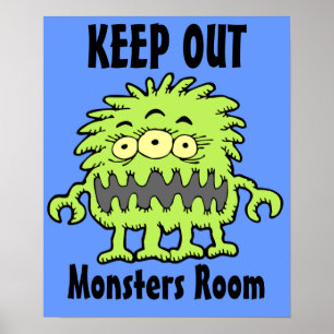 3 Mit Augen Mongo Monster Doster Poster