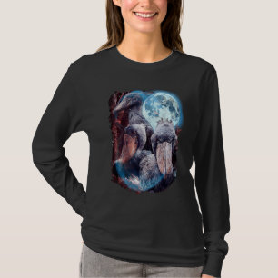 3 Mond Schuhschnabel Watvogel Tier T-Shirt
