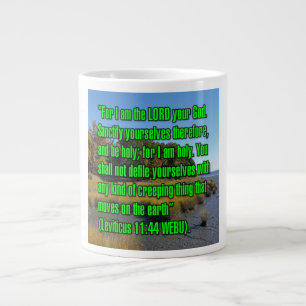 3. Mose 11:44 WEBU Mug Jumbo-Tasse