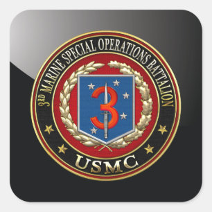 3. MSOB [3D] QUADRATISCHER AUFKLEBER