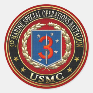 3. MSOB [3D] RUNDER AUFKLEBER