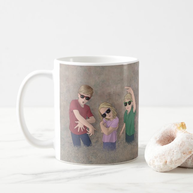 3 Munchkins Kaffeetasse (Mit Donut)