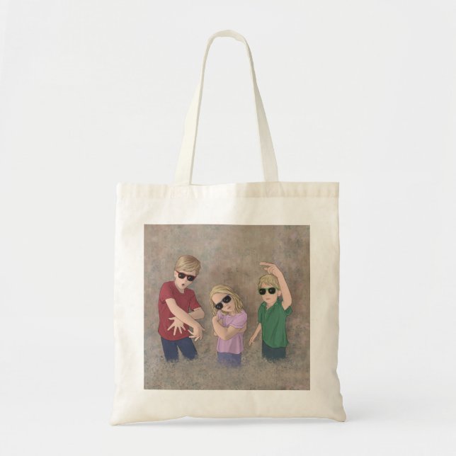 3 Munchkins Tote Bag Tragetasche (Vorne)