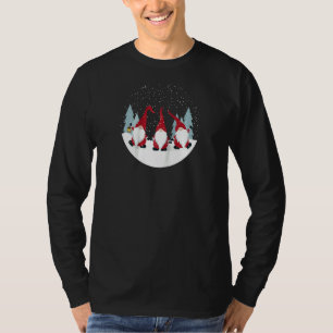 3 Nordische Gnomen Winterweihnachtsfest Schwedisch T-Shirt