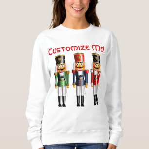 3 Nussknacker-Spielzeug-Soldaten Sweatshirt