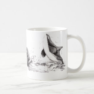 3 Orcas, die grundlegende Tasse spielen