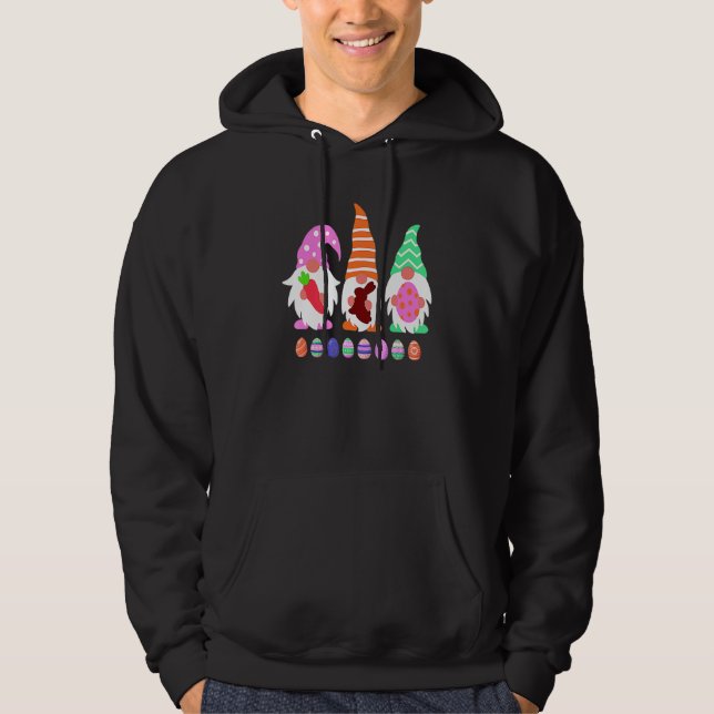 3 Ostergnomen Pastel Spring Bunny Hoodie (Vorderseite)