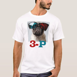 3-P 3D MOPS-LIEBE T-Shirt