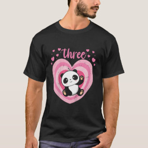 3 Panda 3Rd B-Tag T-Shirt