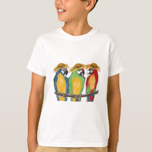 3 Papageien T-Shirt