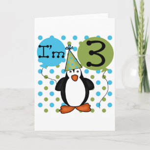 3. Penguin Geburtstagsgeschenke und Geschenke Karte
