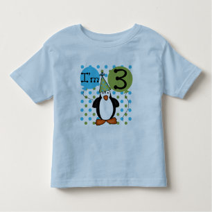 3. Penguin Geburtstagsgeschenke und Geschenke Kleinkind T-shirt