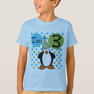 3. Penguin Geburtstagsgeschenke und Geschenke T-Shirt