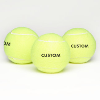 3 Personalized Custom Tennis Balls Blank Template Tennisbälle