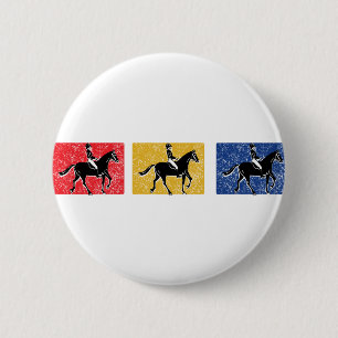 3-Pferde Button