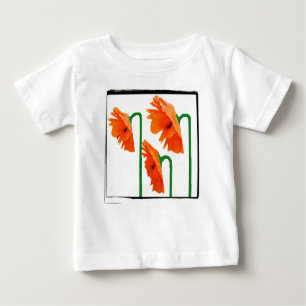 3 Pflücke mit Kante Baby T-shirt