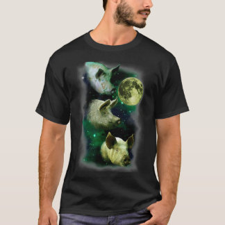 3 Pig Moon Funny T-Shirt