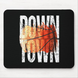 3 Point Shot Basketball Grafik - Innenstadt Mousepad