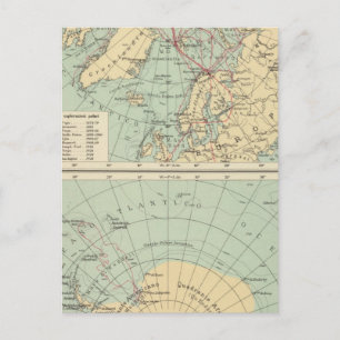 3 Polare Landungen Postkarte