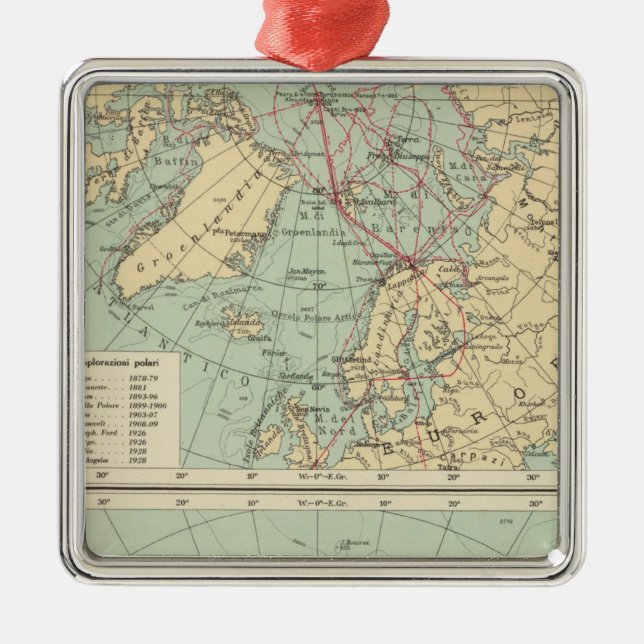 3 Polargebiete Ornament Aus Metall (Vorne)