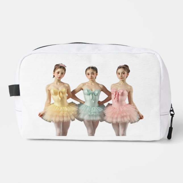  3 preciosas bailarinas con colores suaves waschbeutel (Vorderseite)