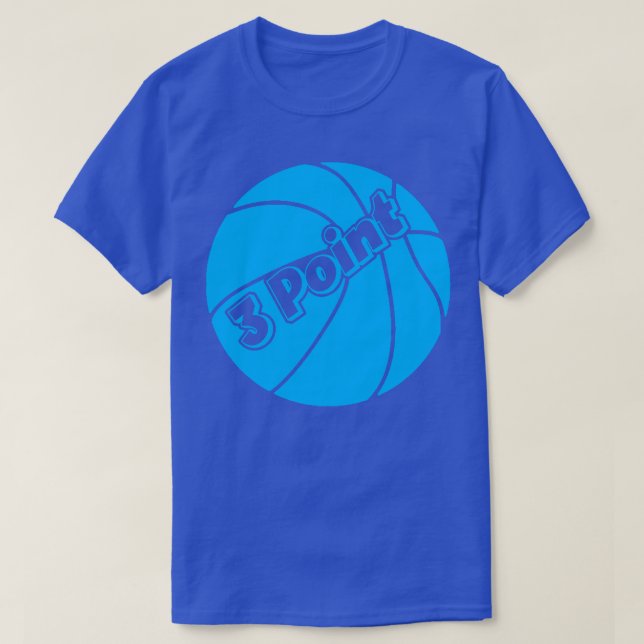 3 Punkte Basketball TShirt (Design vorne)