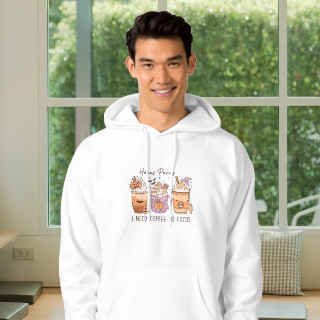 3 Retro Halloween Kaffee, Hocus pocus Frapuccino Hoodie (Von Creator hochgeladen)