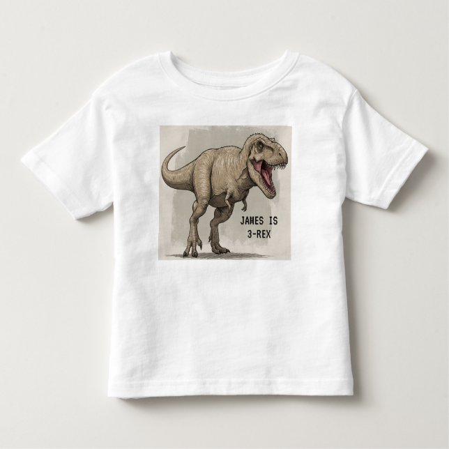 3-REX KLEINKIND T-SHIRT (Vorderseite)