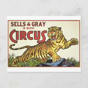 3 Ring Circus - ca. 1930 Postkarte