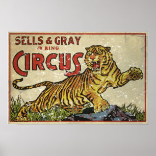 3 Ring Circus - etwa 1930 Not leidend Poster