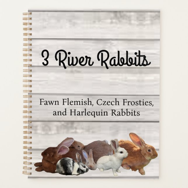 3 Rivers Rabbits Planner Planer (Vorderseite)
