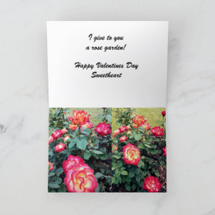 3 ROSE GEMEIN I LIEBE YOU VALENTINE card Feiertagskarte