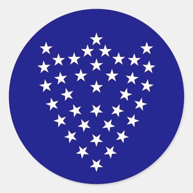 3" Schlachtflaggenaufkleber Runder Aufkleber (Vorderseite)