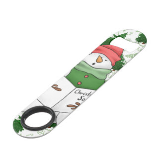 3 Snowman Caroler Speedflaschenöffner