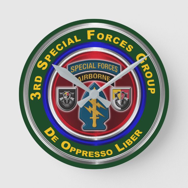 3. Sondereinsatzgruppe Runde Wanduhr (Vorderseite)