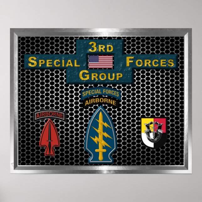 3. Sondereinsatzgruppe (SOF) Poster (Vorne)