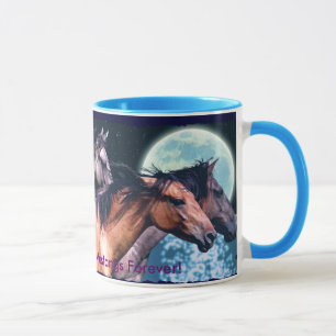 3 Spanische Tasse für Mustangs Horse-Lover