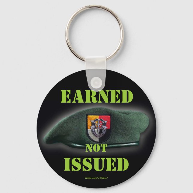 3. Spezielle Kräftegruppe grüne Berets Schlüsselan Schlüsselanhänger (Vorderseite)