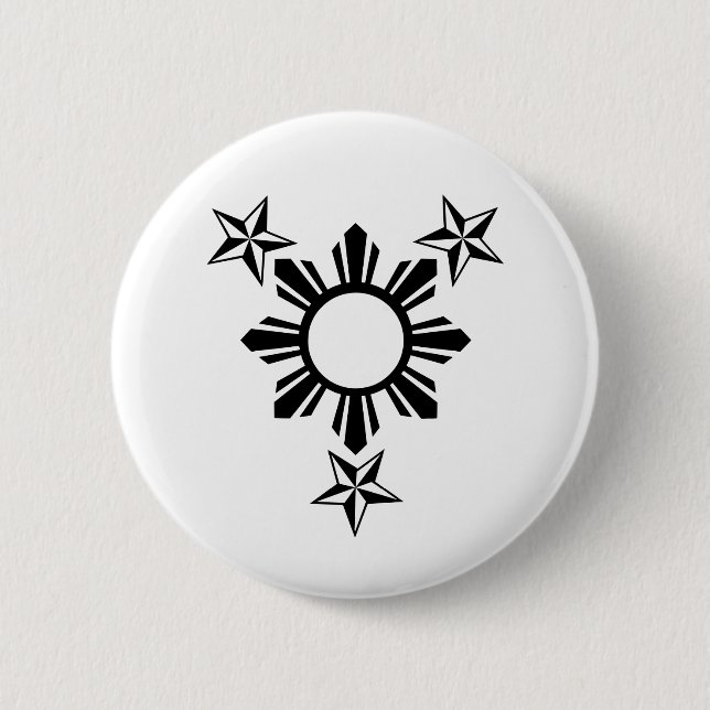3 Sterne und Sun Button (Vorderseite)