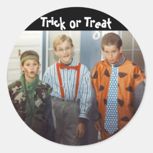 3 Stooges - Halloween-Aufkleber Runder Aufkleber