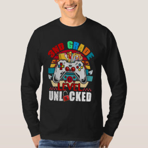 3. Stufe Entsperrtes Videospiel Erster Tag der S T-Shirt