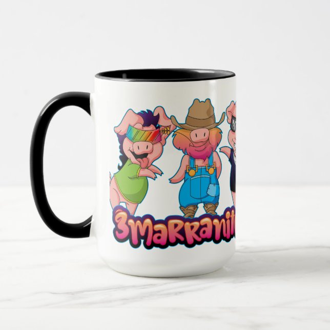 3 Tasse Maranitos (Südliche Ferkel) (Links)