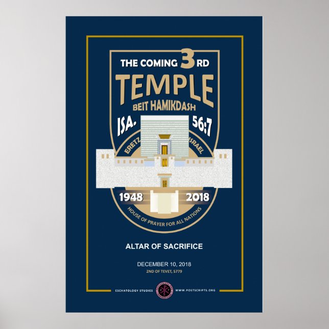 3. Tempel - Altar-Dekodierung Poster (Vorne)