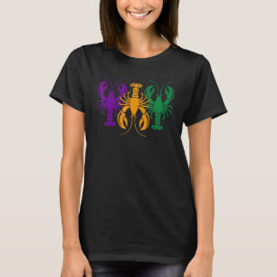 3 Three Crawfish Mardi Gras Carnival 1 T-Shirt