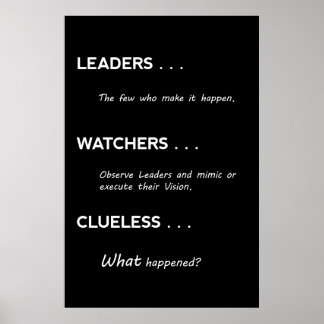 3 TYPEN VON MENSCHEN . . . POSTER