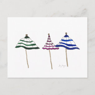 3 Umbrellas Postkarte