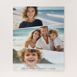 3 Uneven FotoCollage - Funky Quadrilateral Art Puzzle